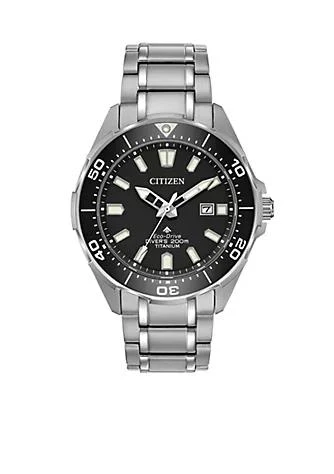 商品Citizen|%09 Mens Eco Drive Promaster Diver Super Titanium Bracelet Watch,价格¥2752,第1张图片