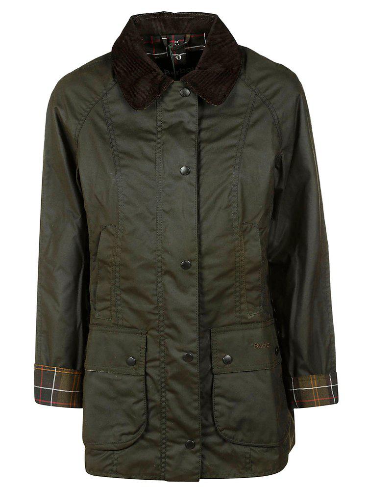 Barbour Beadnell Waxed Button-Up Jacket商品第1张图片规格展示