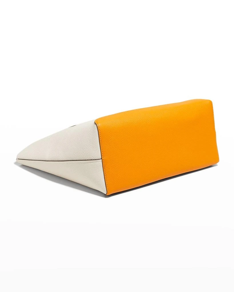 Kia Colorblock Leather Tote Bag 商品