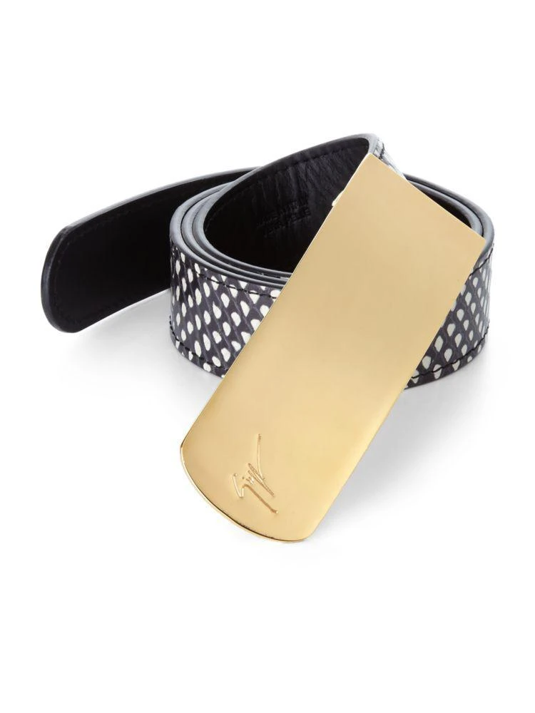商品Giuseppe Zanotti|Lizard-Printed Belt,价格¥1596,第2张图片详细描述