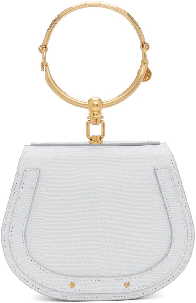 商品Chloé|Grey Lizard Small Nile Bracelet Bag,价格¥8844,第2张图片详细描述