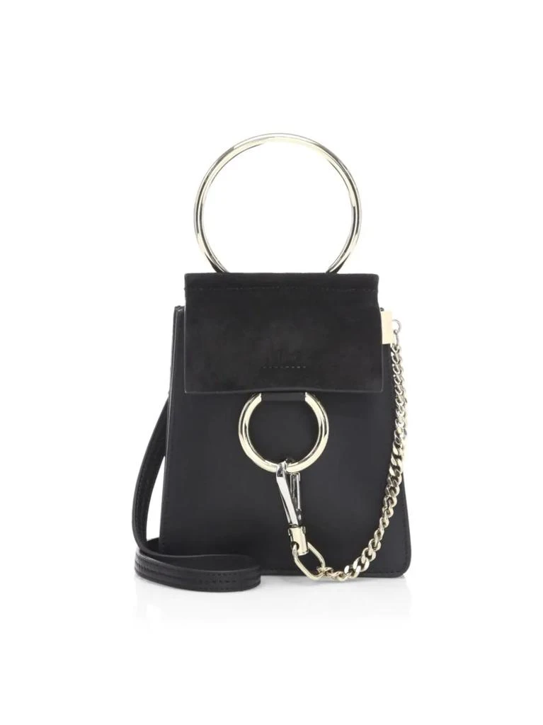 商品Chloé|Mini Faye Leather Bracelet Bag,价格¥6675,第1张图片