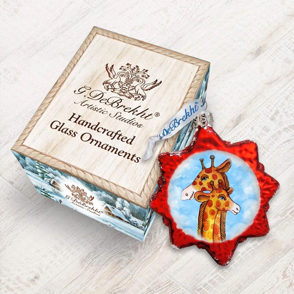 商品Designocracy|Designocracy Giraffe Keepsake Glass Ornament,价格¥198,第4张图片详细描述