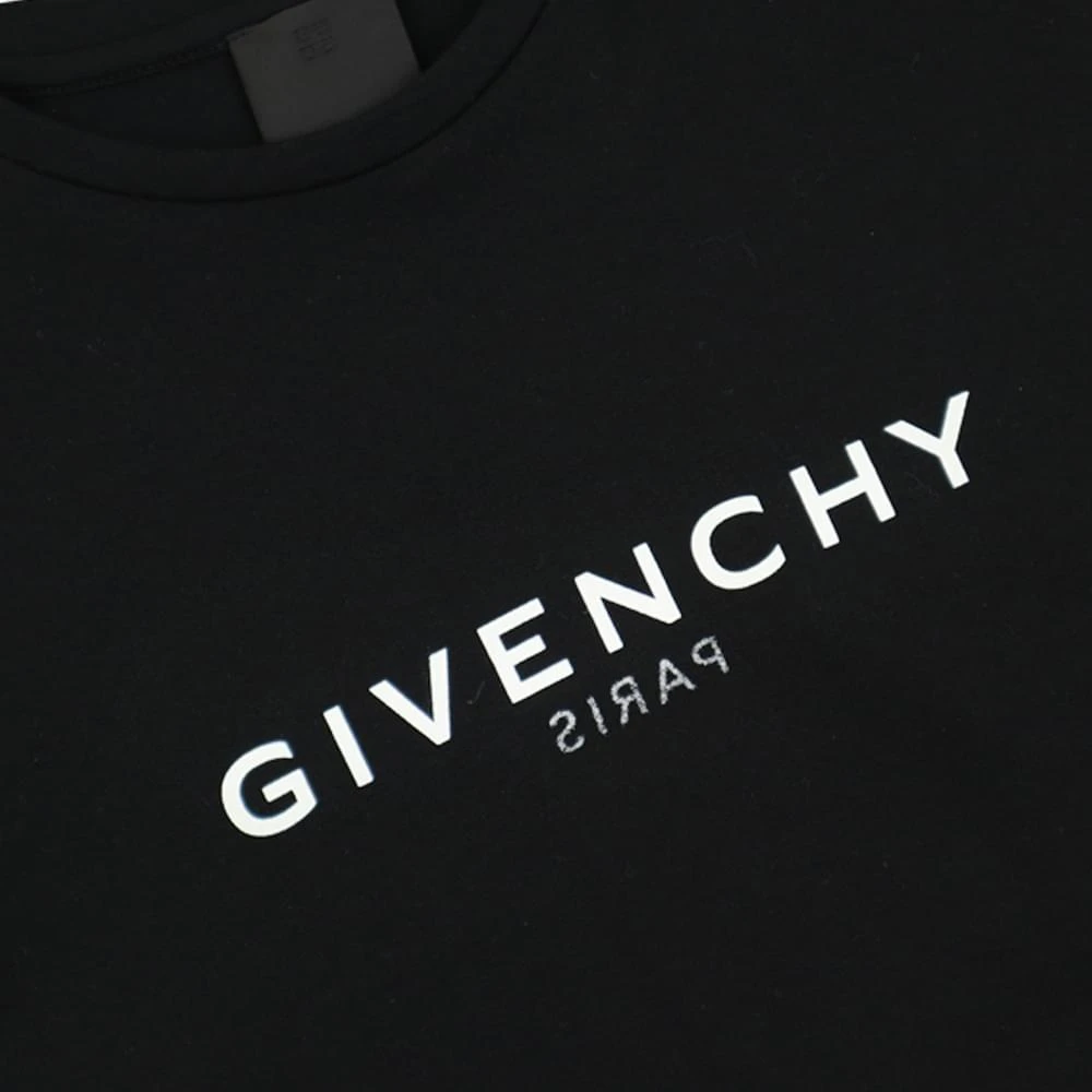 商品Givenchy|Girls Reverse Logo T Shirt Black,价格¥619,第2张图片详细描述