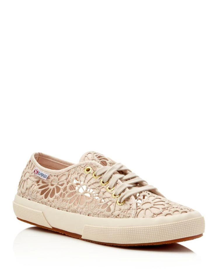 商品Superga|Cotropew Crochet Lace Up Sneakers,价格¥415,第1张图片