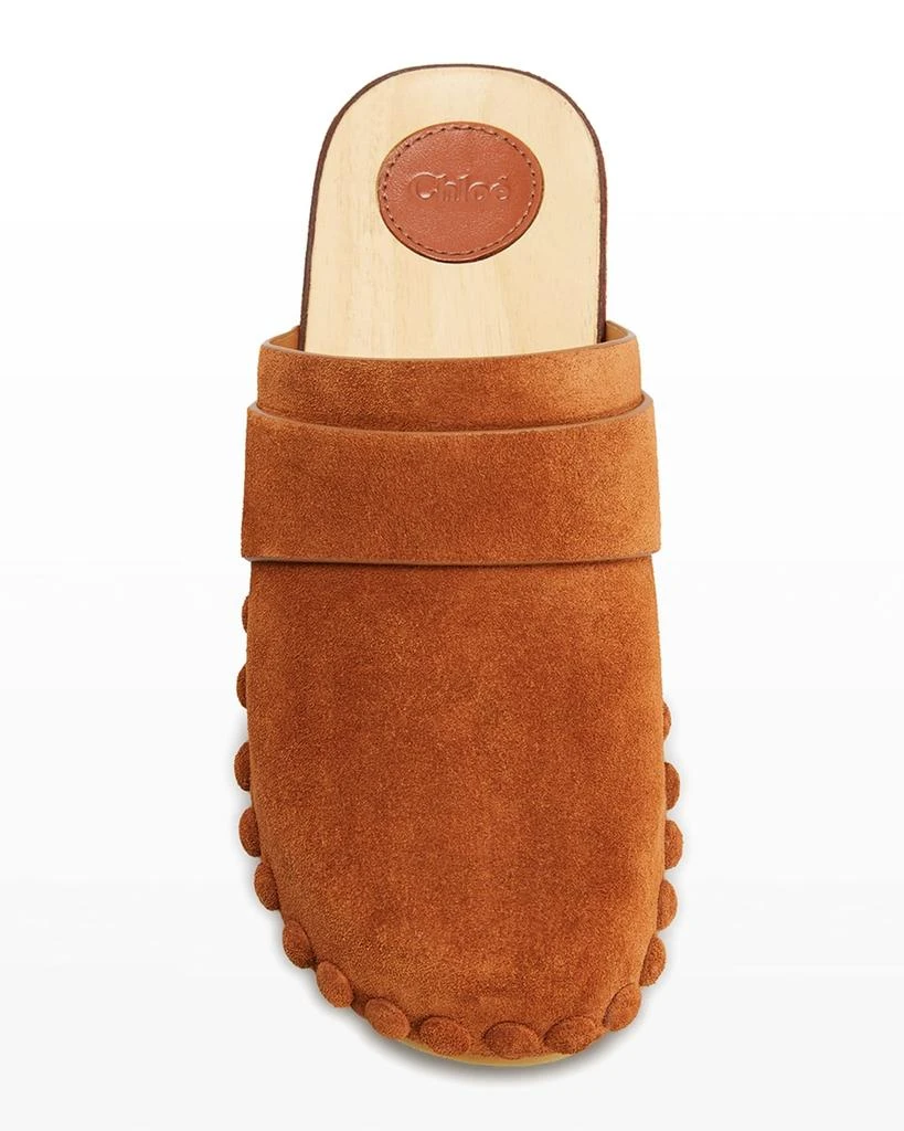 商品Chloé|Joy Suede Mule Clogs,价格¥3626,第5张图片详细描述