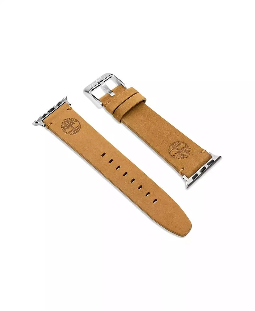 商品Timberland|Unisex Ashby Wheat Genuine Leather Universal Smart Watch Strap 22mm,价格¥379,第1张图片