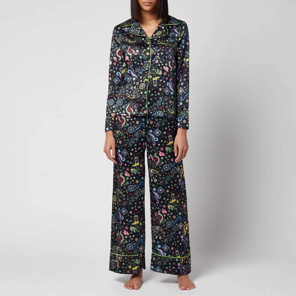 商品The Hut|Never Fully Dressed Women's Dolly Satin PJ Set - Multi,价格¥486,第1张图片