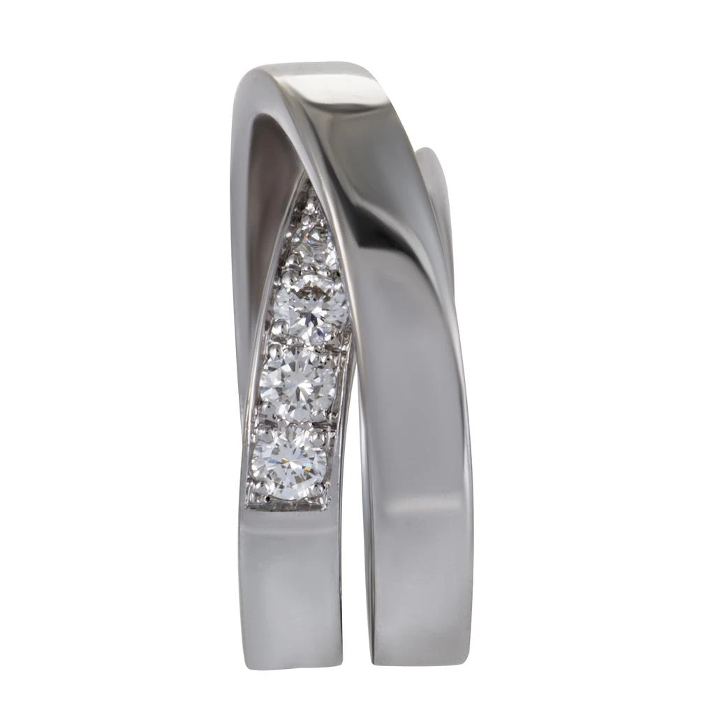 商品[二手商品] Cartier|Cartier Paris Nouvelle Vague 18K White Gold Diamond Band Ring,价格¥29878,第3张图片详细描述