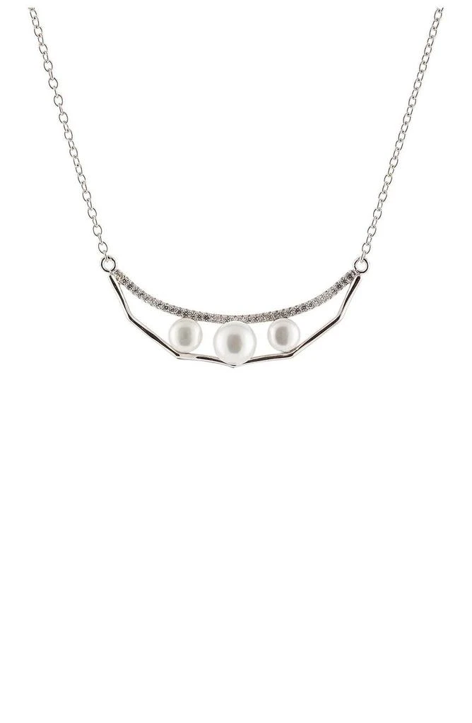 商品Splendid Pearls|Freshwater Pearl Necklace & Stud Earrings Set,价格¥447,第1张图片