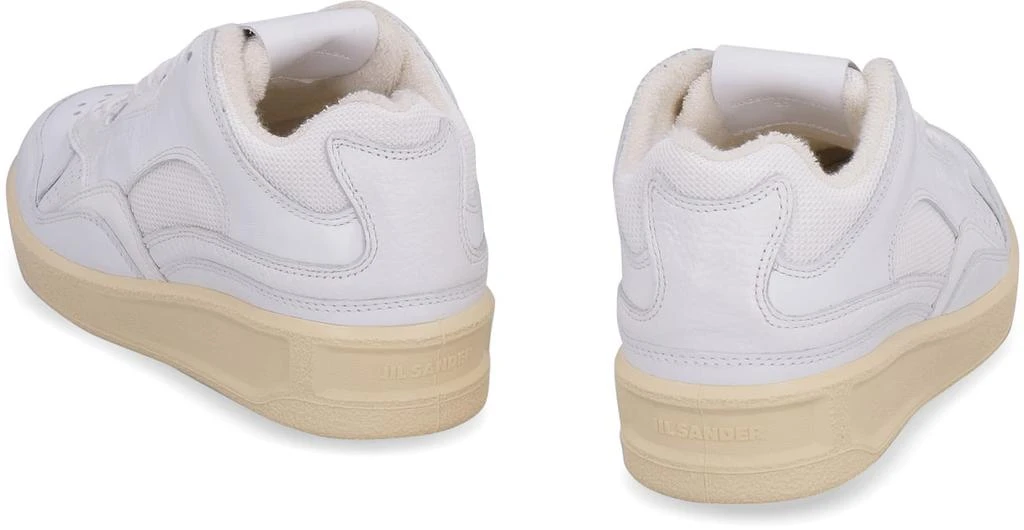 商品Jil Sander|Jil Sander Leather Low-top Sneakers,价格¥3262,第4张图片详细描述