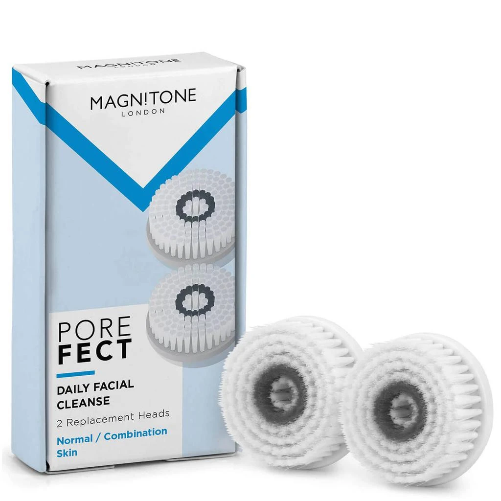 商品Magnitone London|MAGNITONE London Barefaced 2 Porefect Daily Cleansing Brush Head - 2 Pack,价格¥150,第1张图片