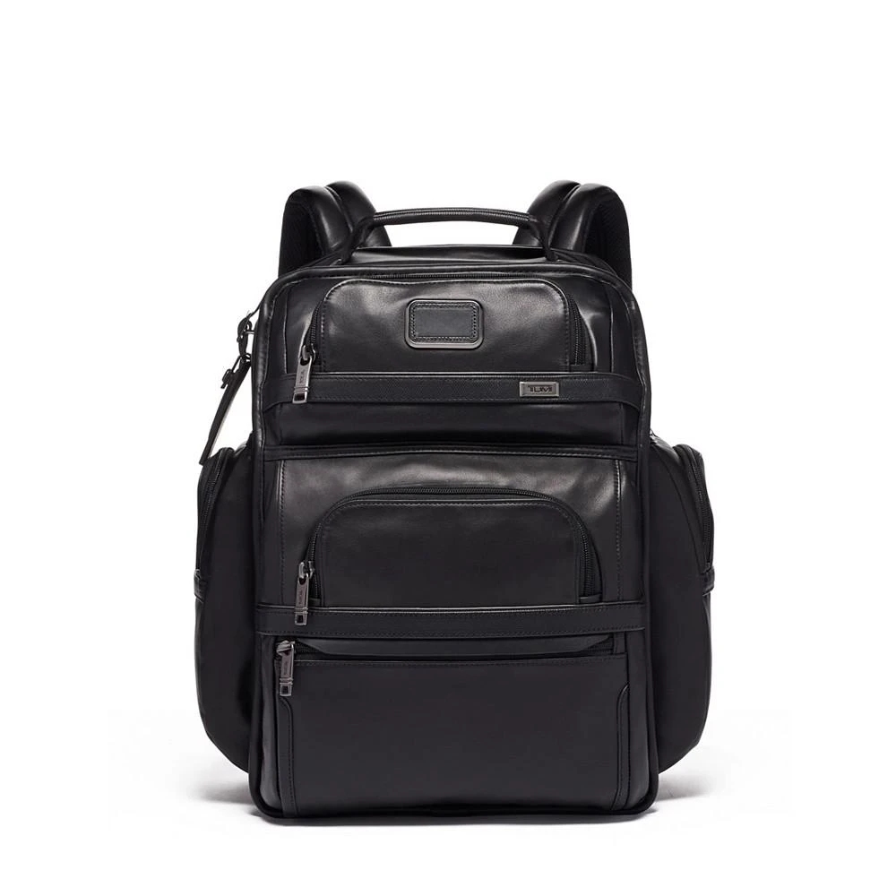 商品Tumi|Alpha 3 Leather Brief Backack,价格¥5622,第1张图片