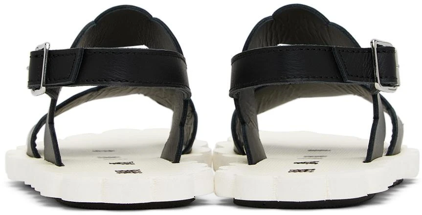 商品Marni|Kids Black Strap Flower Sandals,价格¥522,第2张图片详细描述
