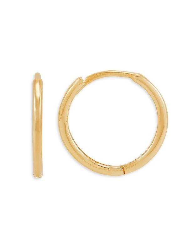 商品Saks Fifth Avenue|14K Yellow Gold Tube Huggie Earrings,价格¥1459,第1张图片