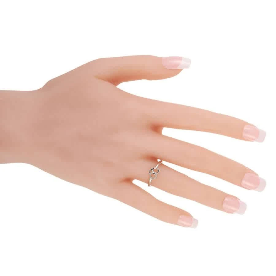 商品LB Exclusive|14K White Gold 0.05 ct Diamond Intertwined Heart Ring,价格¥2752,第3张图片详细描述