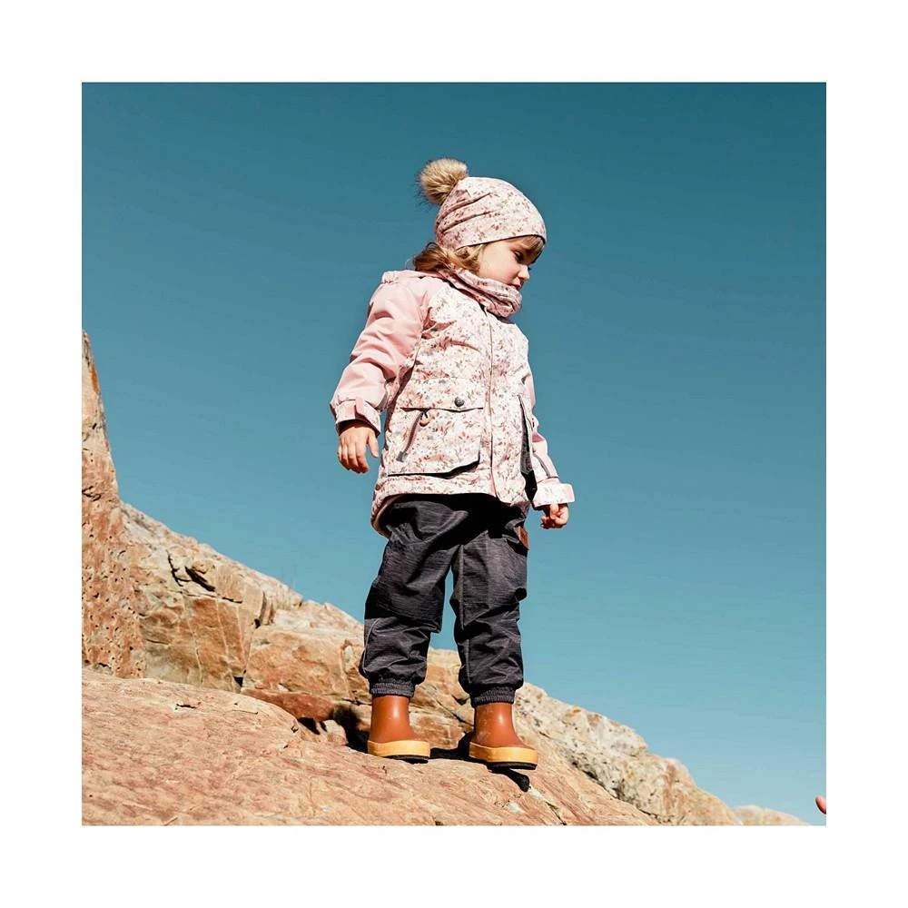 商品Deux par Deux|Girl Printed 3 In 1 Spring Rain Set Dusty Pink Mini Flowers & Grey Texture - Toddler|Child,价格¥923,第3张图片详细描述