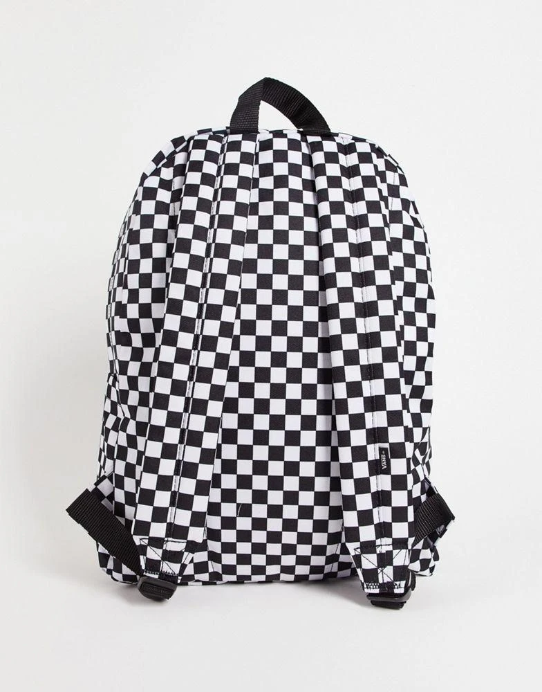 商品Vans|Vans Old Skool Check backpack in black/white,价格¥198,第2张图片详细描述