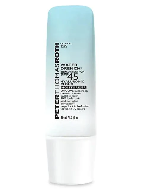 商品Peter Thomas Roth|Water Drench® Broad Spectrum SPF 45 Hyaluronic Cloud Moisturizer,价格¥413,第1张图片