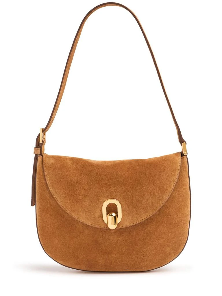 商品SAVETTE|The Tondo Suede Leather Hobo Bag,价格¥15035,第1张图片