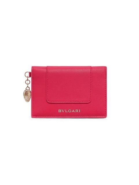 商品BVLGARI|Serpenti Forever Leather Bi-Fold Card Holder,价格¥3501,第1张图片