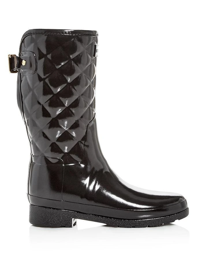 商品Hunter|Women's Refined Quilted Gloss Rain Boots,价格¥1309,第2张图片详细描述