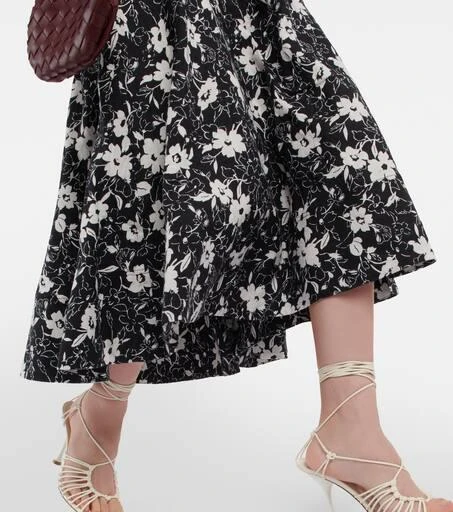 商品Ralph Lauren|花卉亚麻中长连衣裙,价格¥2640,第5张图片详细描述