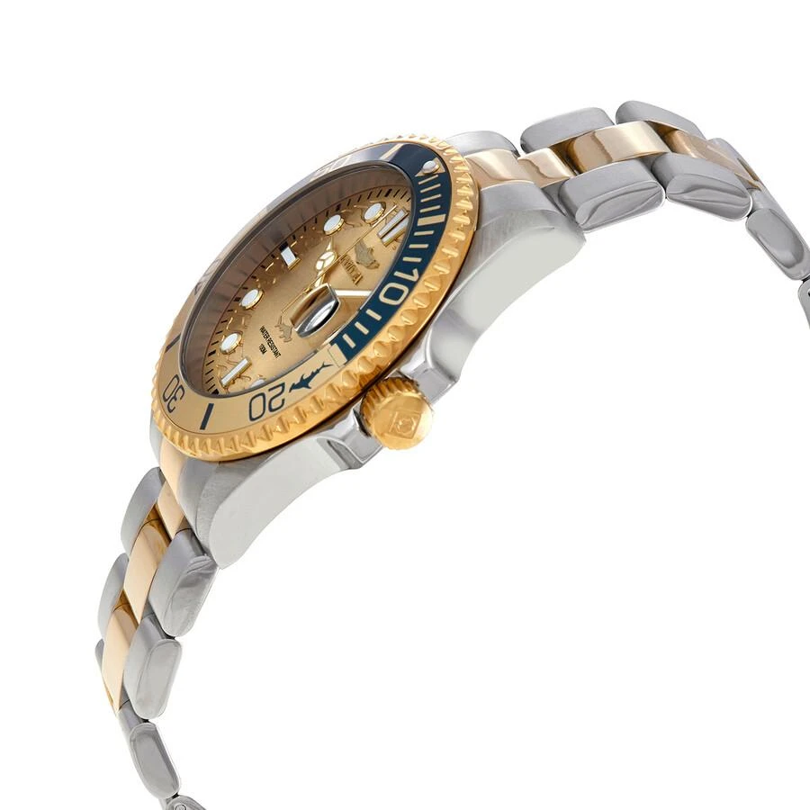 商品Invicta|Pro Diver Quartz Gold Dial Two-tone Men's Watch 30948,价格¥365,第2张图片详细描述