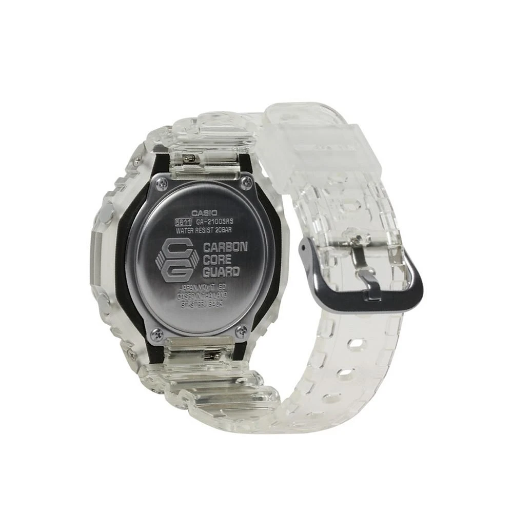 商品G-Shock|Men's White Resin Band Watch 45.4mm, GA2100SRS-7A,价格¥729,第3张图片详细描述