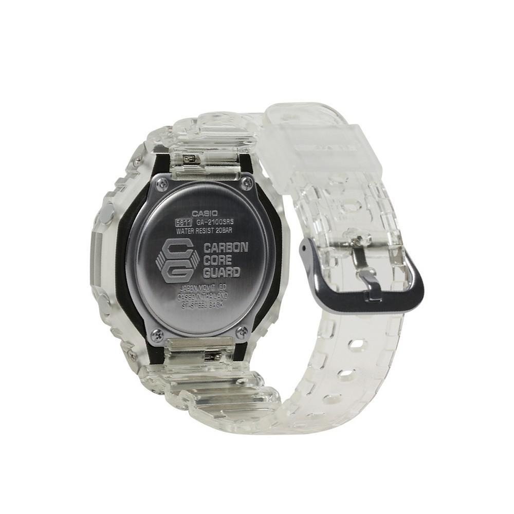 商品G-Shock|Men's White Resin Band Watch 45.4mm, GA2100SRS-7A,价格¥959,第5张图片详细描述