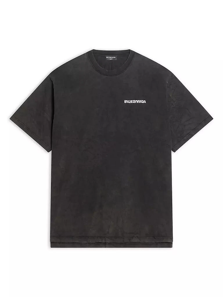 商品Balenciaga|Turn Slit T-shirt,价格¥3910,第1张图片