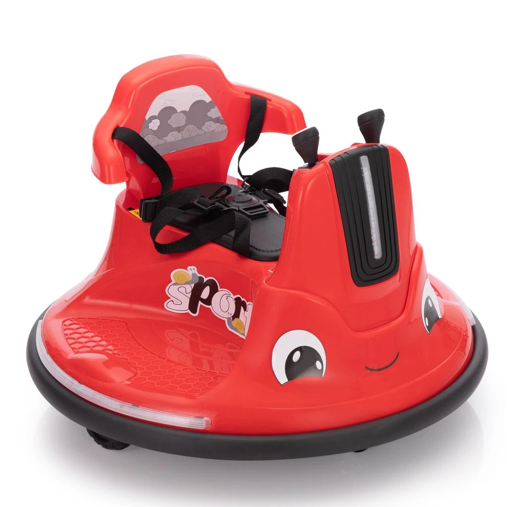 商品Streamdale Furniture|Streamdale Electric Snail Bumper Car with Remote Control Safe and Stylish Ride for Kids Ages 3-8,价格¥2310,第4张图片详细描述
