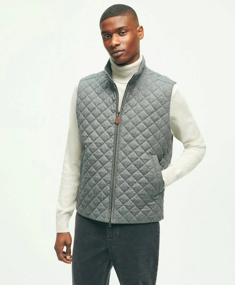 商品Brooks Brothers|Wool Down Diamond Quilted Vest,价格¥1916,第2张图片详细描述
