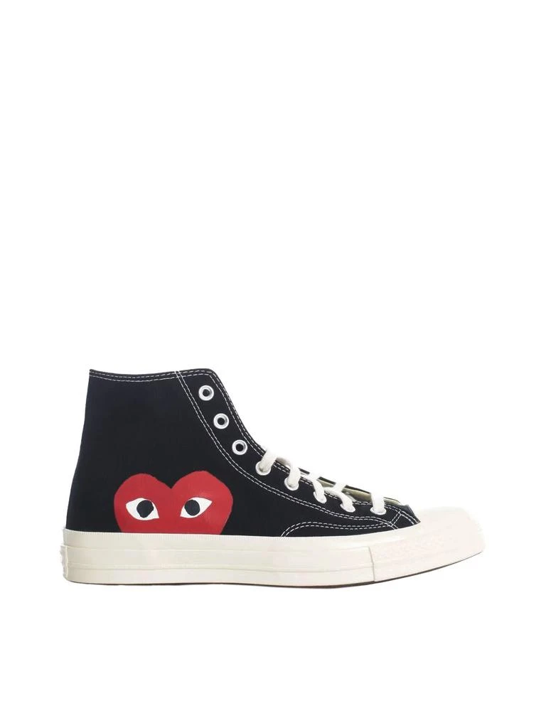 商品Comme des Garcons|Comme Des Garçons Play Mens Black Other Materials Sneakers,价格¥2448,第1张图片