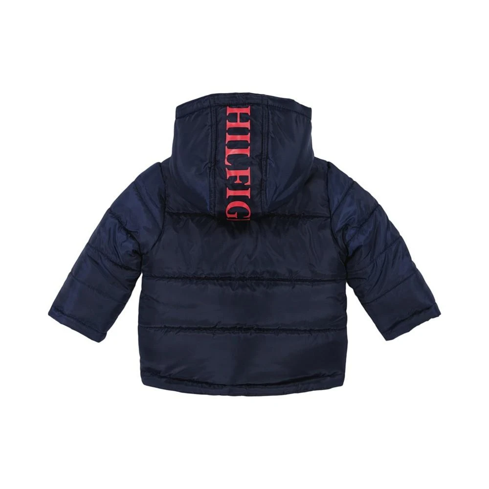 商品Tommy Hilfiger|Baby Boys Pieced Puffer Jacket,价格¥232,第2张图片详细描述