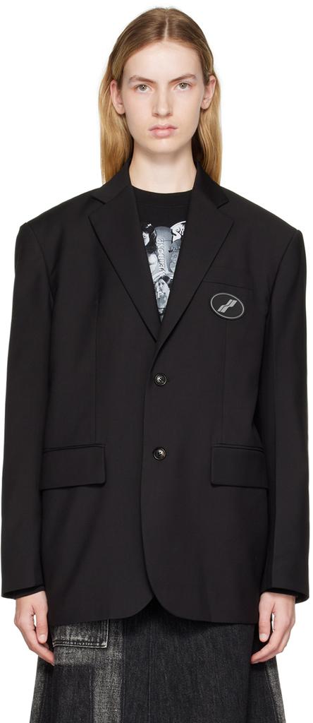 Black Oversized Suit Blazer商品第1张图片规格展示