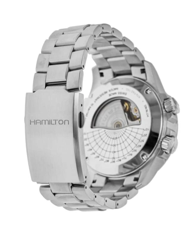 商品Hamilton|Hamilton Khaki Aviation X-Wind Auto Chrono Men's Watch H77616133,价格¥10673,第4张图片详细描述