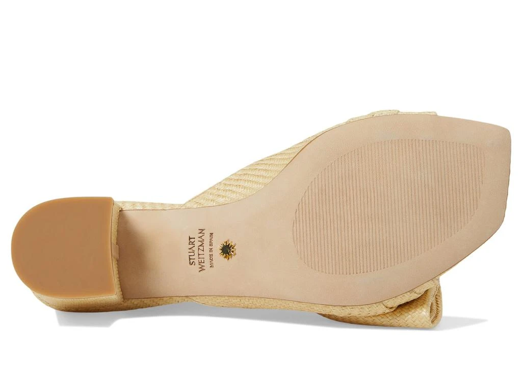 商品Stuart Weitzman|Loveknot 50 Block Slide,价格¥2476,第3张图片详细描述