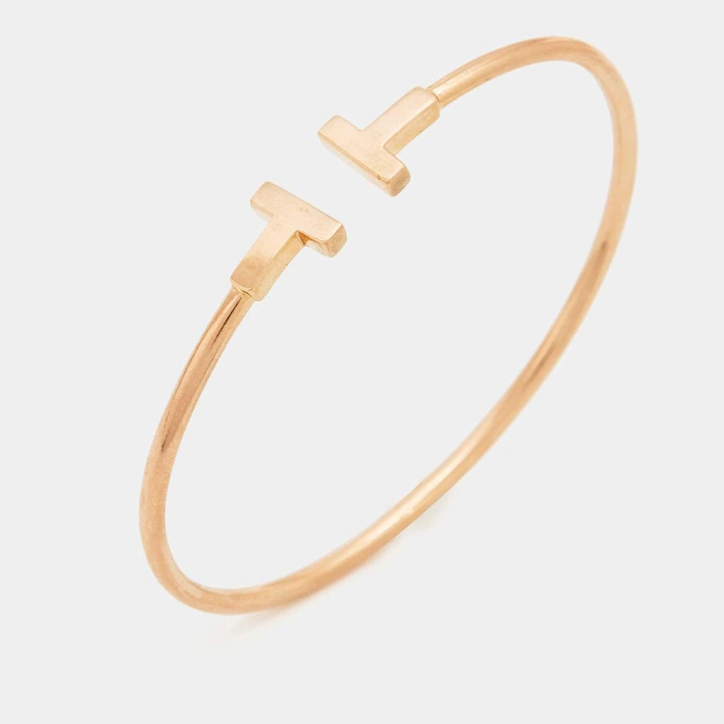 商品[二手商品] Tiffany & Co.|Tiffany & Co. Tiffany T Wire 18k Rose Gold Bracelet,价格¥9419,第2张图片详细描述