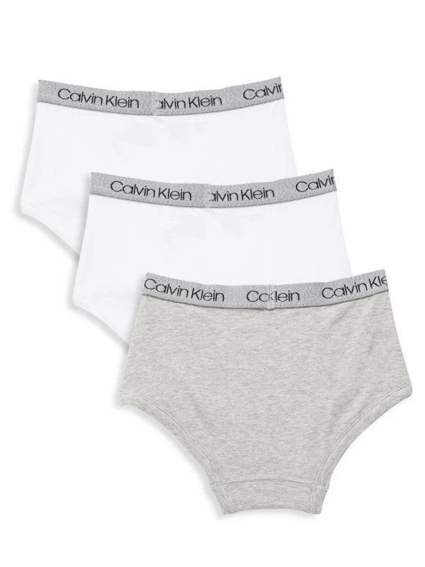 商品Calvin Klein|Boy's Three-Pack Briefs,价格¥98,第2张图片详细描述