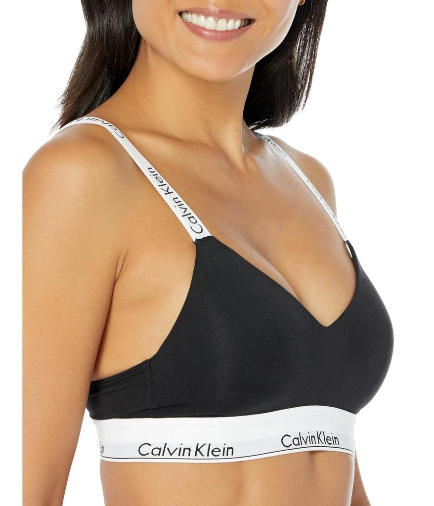 商品Calvin Klein|Modern Cotton Lightly Lined Bralette,价格¥230,第3张图片详细描述