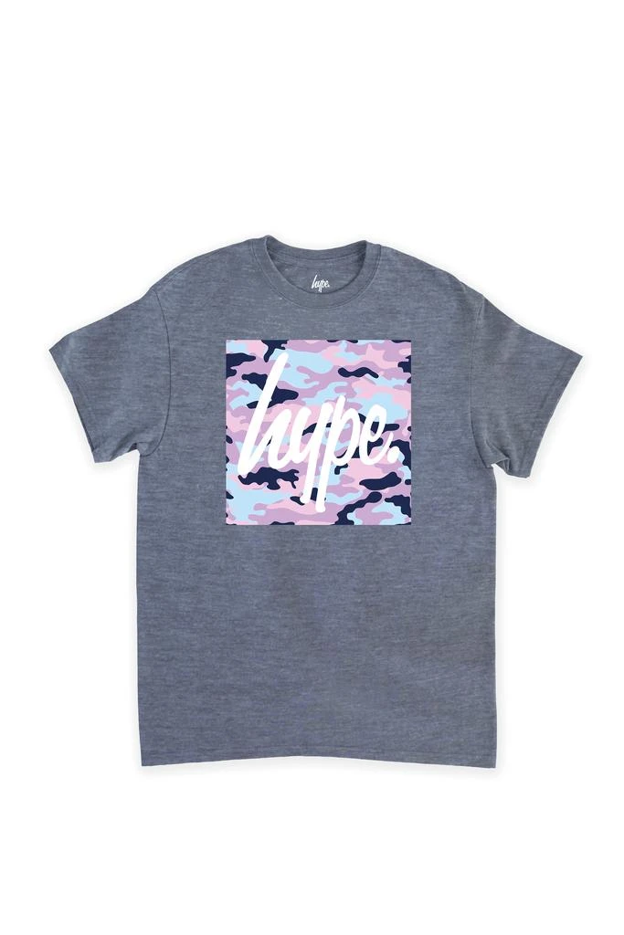 商品HYPE KIDS|HYPE KIDS EVIE CAMO SQUARE SCRIPT T-SHIRT,价格¥186,第3张图片详细描述