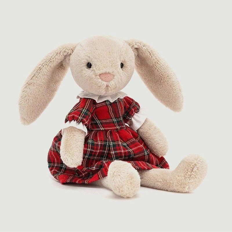 商品Jellycat|Lottie Bunny Tartan Plush Multicolor JELLYCAT,价格¥205,第1张图片