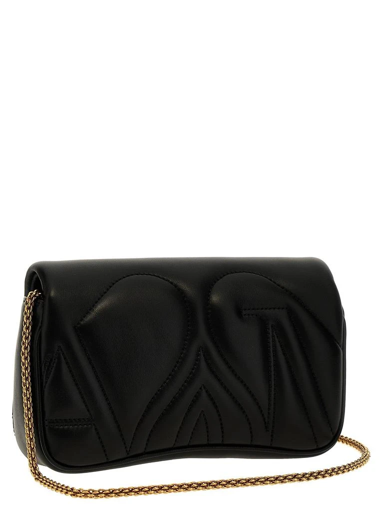 商品Alexander McQueen|The Mini Seal Crossbody Bags Black,价格¥11230,第2张图片详细描述