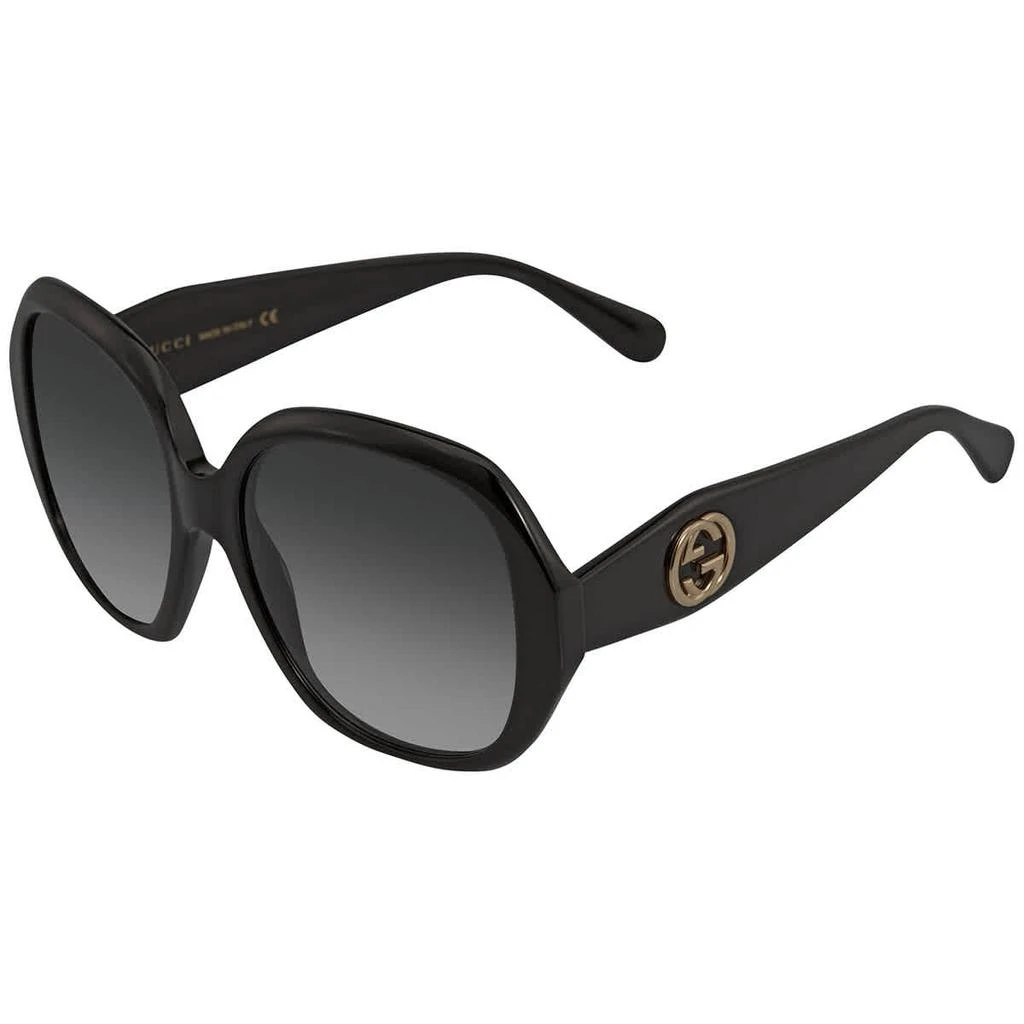 商品Gucci|Grey Gradient Butterfly Ladies Sunglasses GG0796S 001 56,价格¥1472,第1张图片