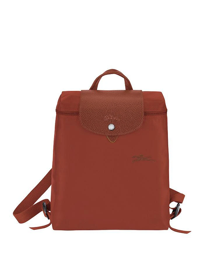 商品Longchamp|Le Pliage Green Medium Backpack,价格¥877,第1张图片