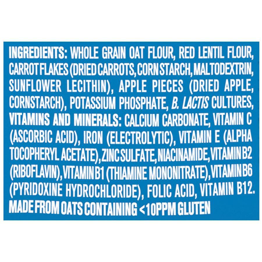 商品Gerber|Power Blend Probiotic Oatmeal, Cereal for Baby Lentil, Carrots & Apples,价格¥33,第5张图片详细描述