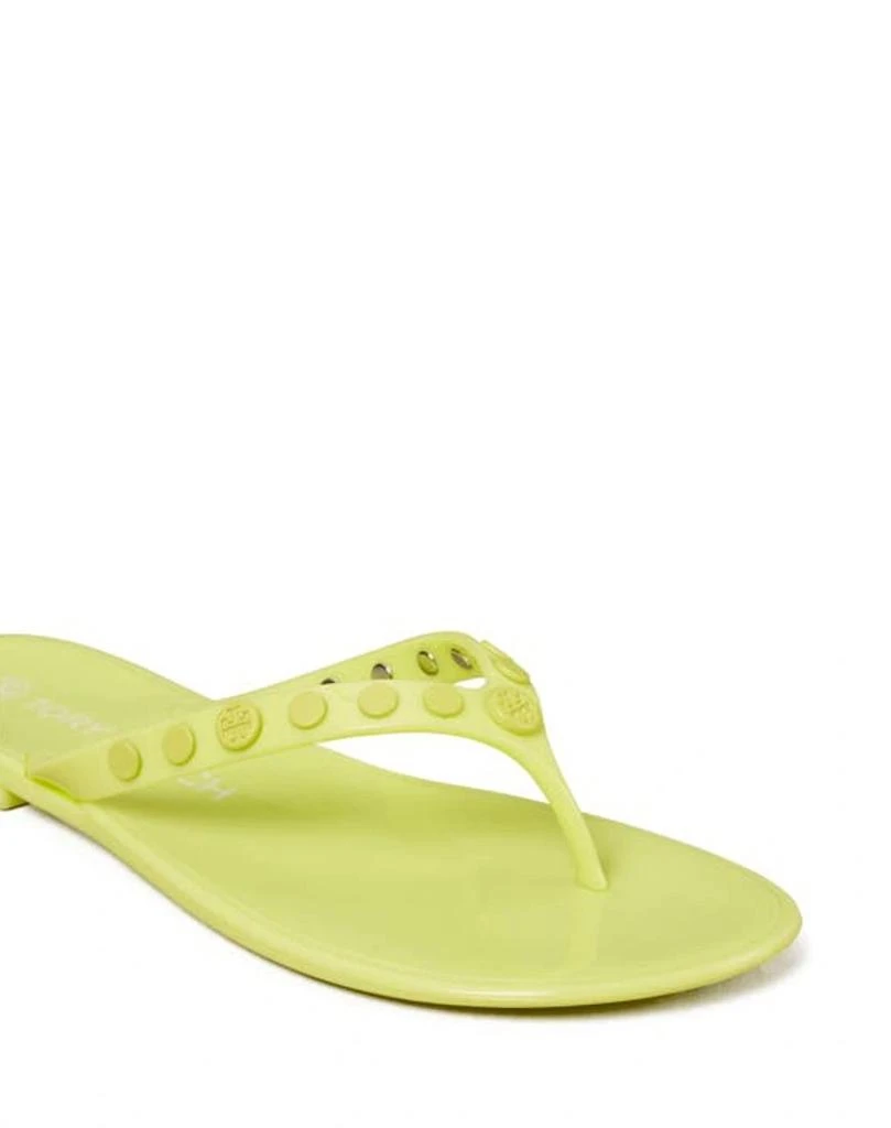 商品Tory Burch|Studded Jelly Flip Flop In Lime Sherbet,价格¥605,第3张图片详细描述