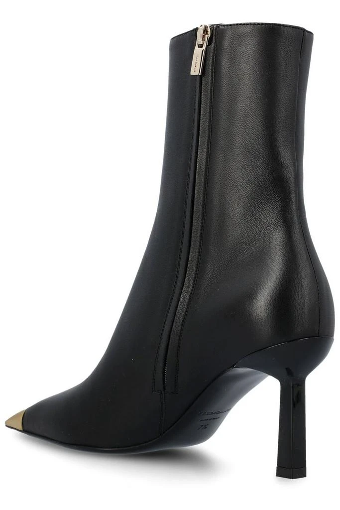 商品Salvatore Ferragamo|Salvatore Ferragamo Pointed-Toe Side-Zip Boots,价格¥3895,第3张图片详细描述