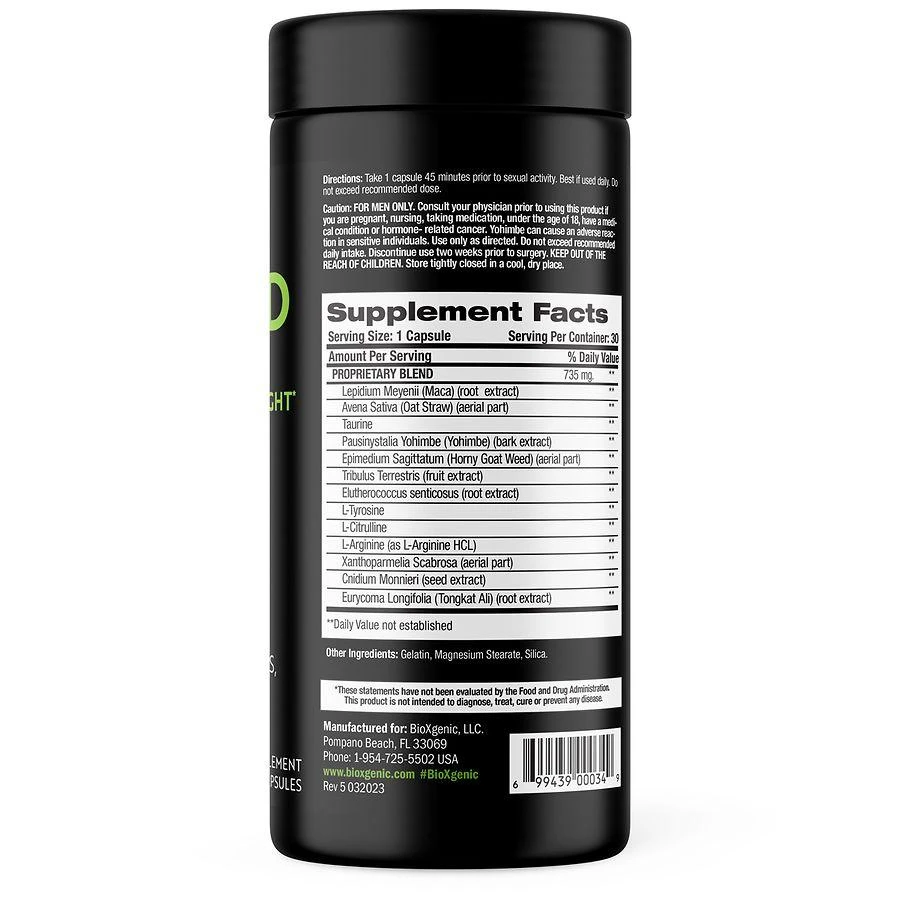 商品BioXgenic|Bio-Hard Male Performance Capsules,价格¥293,第2张图片详细描述
